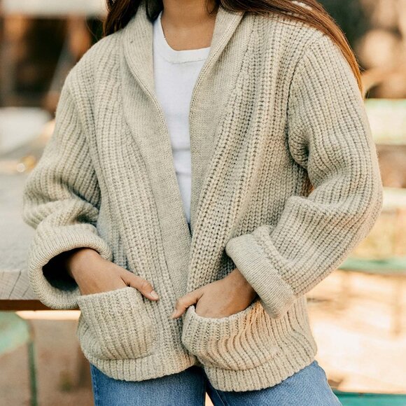 imogene + willie Sweaters - the clara cardigan in heathered oat